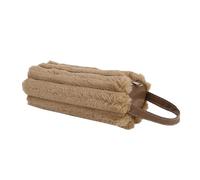 Max-Tonsen Trousse à avec poignée, capacité, Brown | Grandes pochettes à de capacité, de rangement de cosmétiques polyvalent pour étudiantes femmes