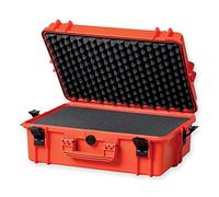 MAX - Valise 500 solide et fiable dans toutes les conditions, avec éponge intérieure, 555 x 428 x h 211 mm, orange, 27228