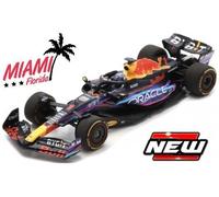 Max Verstappen #1 Red Bull RB19 F1 Victoire Miami GP 2023 1:43 Bburago 38082VM
