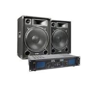 max15 - pack enceintes 1000 w avec amplificateur