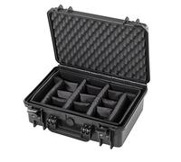 MAX430.CAM Mallette de rangement étanche et anti-poussière avec mousse alvéolée dans le couvercle 464 x 366 x 176 mm