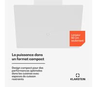 MaxAir Hotte aspirante | Compacte & puissante | Efficacité énergétique A++ | Double ventilation A++