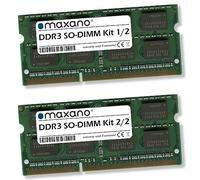 Maxano Kit de 16 Go (2 x 8 Go) RAM compatible avec QNAP TS TS-253B DDR3 1600 MHz SO-DIMM