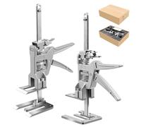 MaxAwe Lot de 2 Bras Économes en Travail Avec 2 Vitesses, Réglage de la Hauteur de 31 cm, Outil de Levage de 200 kg Pour Carreaux, Portes, Armoires