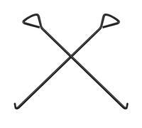 MaxAwe Lot de 2 crochets de 80 cm pour couvercle de canalisation, crochet de canalisation, crochet de gulli, crochet de couvercle de canalisation, crochet pour couvercle de canalisation