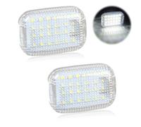 MaxAwe Lot de 2 éclairages d'intérieur LED Canbus pour MK6 MK7 et 2013-2023 Transit MK8 Transit Tourneo Custom Courier Blanc