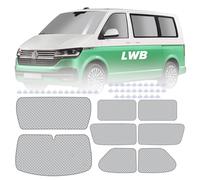 MaxAwe Lot de 8 tapis thermiques pour cabine de conducteur - Pour VW T4 LWB - Pare-soleil intérieur de luxe - Pare-soleil - Pare-soleil - Pare-brise