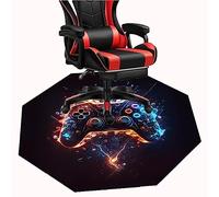 MAxba Tapis de Chaise Bureau Gaming Tapis Protection Sol Octogonal for Les Bureaux, Les salles de Jeux, Les salles d'études (Color : 2, Size : 80cm)