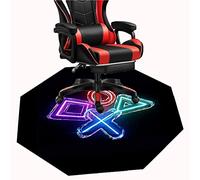 MAxba Tapis de Chaise Bureau Gaming Tapis Protection Sol Octogonal for Les Bureaux, Les salles de Jeux, Les salles d'études (Color : 3, Size : 120cm)
