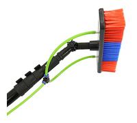 MAXBLAST Bâton de nettoyage de fenêtre de 6,1 m - Brosse télescopique à eau - Pour toiture de véranda