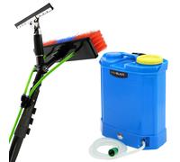 MAXBLAST Sac à Dos 16 litres Alimenté en Eau & Perche de Nettoyage de 7,3m