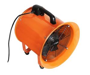 MAXBLAST Ventilateur Industriel d'Extraction de Poussière 300mm Tuyau d'Air Portable de 12m Ventilateur d'Extraction de Fumée d'Atelier Ventilateur de Conduit Industriel en PVC 550W 110V