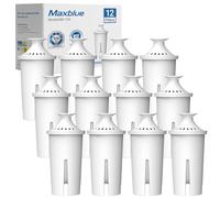 Maxblue Cartouche de Filtre à Eau Remplacement pour Brita® Classic (12) | Remplacement pour Brita® Classic, Mavea® 107007, Aqua Optima® RUF916, Certifié TÜV SÜD et NSF