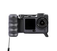 MAXCAM Compatible avec la caméra d'action DJI Osmo Action6, ensemble de poignée de prise de vue instantanée, cage d'appareil photo avec housse de protection contre les chocs, accessoires d'extension