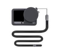 MAXCAM Coque de protection en silicone pour DJI Osmo Action 6 - Antichoc - Sangle de cou