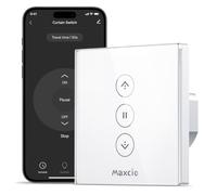 Maxcio Interrupteur Connecté WiFi Volet Roulant Verre Tactile [Fil Neutre]