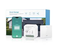 Maxcio Ouvre-Porte De Garage Connecté WiFi AC/DC Compatible Alexa | Contrôleur Intelligent Avec Télécommande Compatible Google Home, Commande Vocale, Contrôle App & Notification En Temps Réel