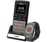 MaxCom Comfort MM715 SOS - Téléphone de service - microSD slot - Écran LCD - 160 x 128 pixels - rear camera 0,3 MP Noir G