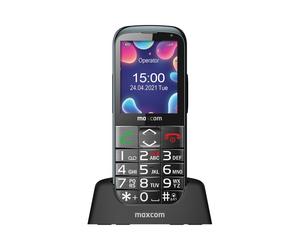 MaxCom Comfort MM724 Téléphone mobile 4G avec base de chargement pour le bureau avec bouton SOS.