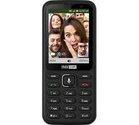 Maxcom Téléphone Portable pour Personnes âgées - Bluetooth - Écran 2,4" - Appareil Photo 2 MP - Radio FM et Lampe de Poche - Noir - MK241 4G VoWi-FI