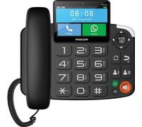 Maxcom MM 42D SE Téléphone filaire 4G avec Mini/Nano SIM & WhatsApp