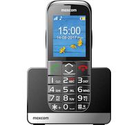 Maxcom MM720BBCZA - Téléphone mobile de 2,2" (Bluetooth, lecteur de carte de mémoire, MMS) Noir