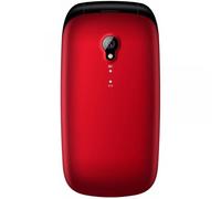 Maxcom MM816 - Téléphone portable clapet senior 2.4"", Touche SOS, double SIM, rouge
