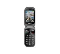 Maxcom Mm825 Negro Móvil Senior Tipo Concha 2.8'' / 1.77'' Doble Pantalla Cámara Dual Sim Sos Radio Fm Ranura Microsd