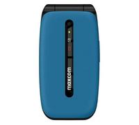 Maxcom MM828 Téléphone Portable à Rabat 4G, écran 2,4", Bouton SOS et Longue durée de Vie, débloqué et sans SIM Bleu