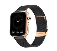 Maxcom Montre connectée FW64 Oxygen 2 AMOLED Suivi bien-être – Bracelet Pologne Noire