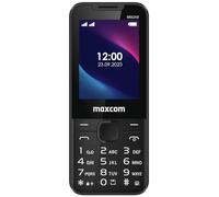 Maxcom Téléphone portable MM248 4G Dual SIM Écran 2,4 pouces Mémoire 64 MB Batterie 1000 mAh Noir