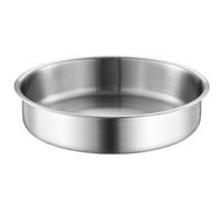 Maxcook Assiette creuse en acier inoxydable 304, 16 cm, Non toxique, Incassable