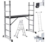 MAXCRAFT Plateforme de travail mobile en aluminium / Echafaudage multifonctionnel