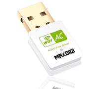 MAXDIGI Dongle WiFi AC600 802.11ac Dual Band 5 GHz Mini Adaptateur réseau sans Fil USB WiFi pour PC de Bureau, Ordinateur Portable, Compatible Windows 10/8/7/Vista/XP, Mac OS X 10.5-10.13