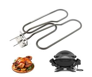 MaxEarn Élément Chauffant 66631 pour Barbecue électrique Weber Q140, Q1400, Inoxydable Éléments Chauffants de Rechange pour électrique Weber, 2200 W 230V
