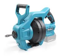 MaxEarn Furet Déboucheur de Canalisation Sans Fil | Pour Makita 18 V | Spirale de 7,2 m avec avance automatique, déboucheur électrique pour Ø 20-75 mm, évier, lavabo, douche et WC, sans batterie