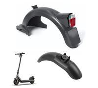 MaxEarn Garde-Boue Avant et arrière avec feu arrière LED et Accessoires de Crochet, Accessoires de Rechange pour Scooter électrique Segway Ninebot Max G30/G30LP/G30LE/G30LE ii/G30D/G30e/G30e II