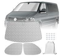 MaxEarn Lot de 3 stores thermiques internes pour VW T5/T6, pare-soleil de luxe, protection contre le soleil, les UV d'été et l'hiver, pour camping-car et camping-car
