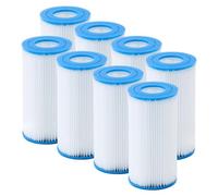 MaxEarn Lot de 8 cartouches filtrantes de rechange pour piscine Best-Way Taille III -580123 - Filtre de rechange pour piscines gonflables, sous-marins chauds et spa