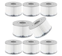 MaxEarn MSPA Lot de 8 cartouches filtrantes de rechange pour jacuzzi à partir de 2020, pour piscines gonflables, sous-marins chauds et spa