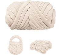 Maxee Laine épaisse 500 g - Chunky Yarn XXL - Pour tricot à la main - Fil textile volumineux pour crochet, paniers, couvertures, coussins, sac à dos, panier pour animaux domestiques