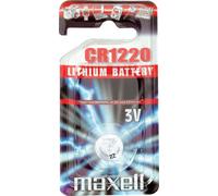 Maxell 11238200 Maxell Batterie Knopfzelle CR1220 3V 36mAh Lithium 1St.