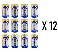MAXELL 12 Piles C LR14 Lot de 12 (6x2)