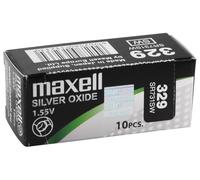 Maxell 18291000 Pile Domestique Single-Use Batterie oxyde d'argent - Piles (Single-Use Batterie, oxyde d'argent, 1,55 V, 10 pièces), 36 mAh, HG (Mercure)