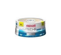 Maxell - 25 x DVD-R - 4.7 Go (120 minutes) 16x - blanc - surface imprimable par jet d'encre - spindle