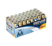 Maxell Piles LR6 (AA) Fiabilité longue durée Pack de 32 – 790261