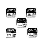 Maxell 371 Lot de 5 piles pour montre
