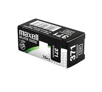 Maxell 371 SR920SW Lot de 10 piles pour montre Oxyde d'argent 0 % mercure