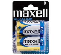 2 Piles Alcalines D / LR20 Maxell Alkaline
