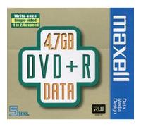 Maxell - 5 x DVD+R - 4.7 Go 4x - boîtier CD G